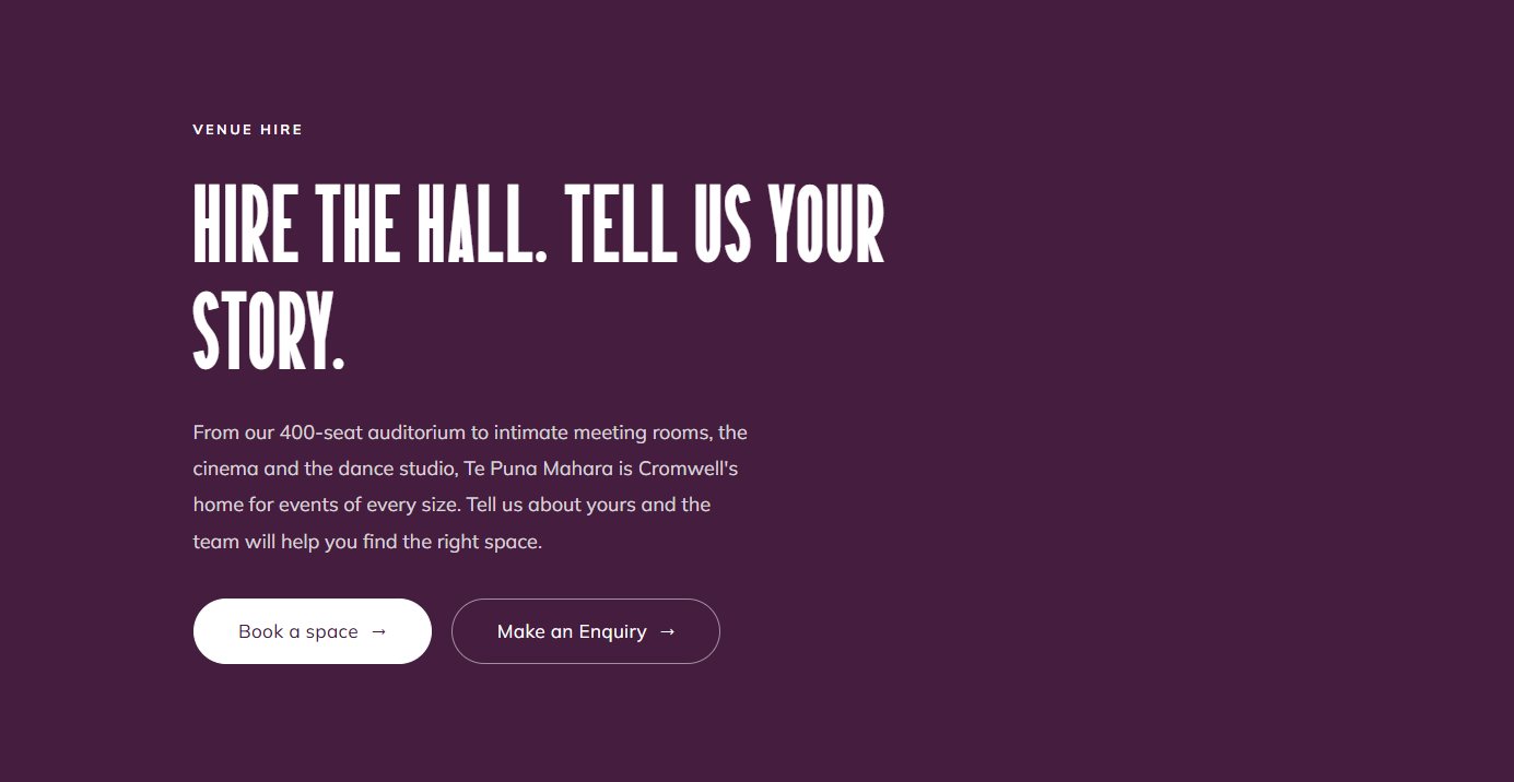 A call-to-action banner on the live site